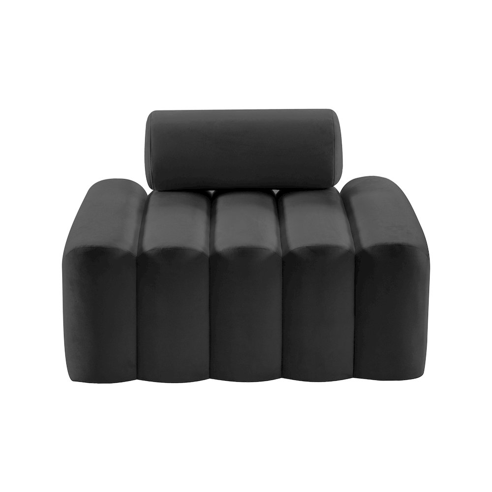 Melody Grey Velvet Chair. Picture 4