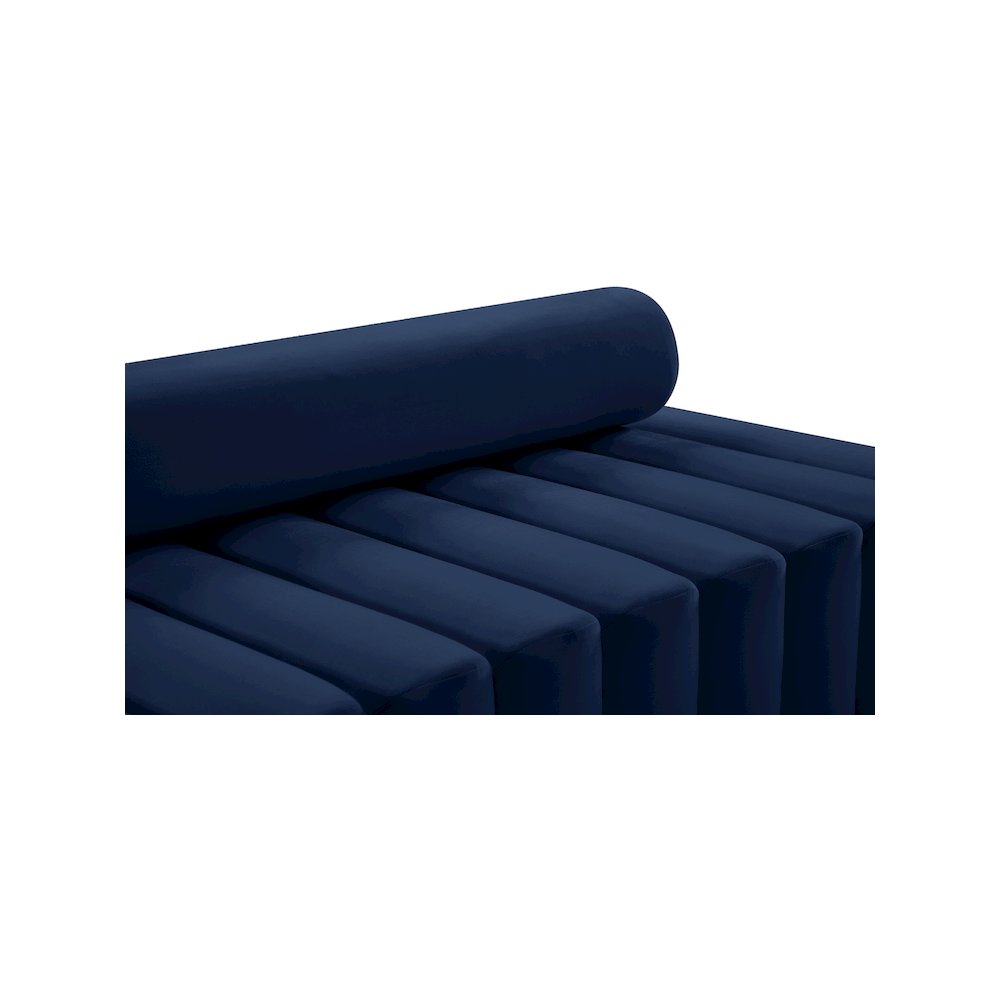 Melody Navy Velvet Chair. Picture 6