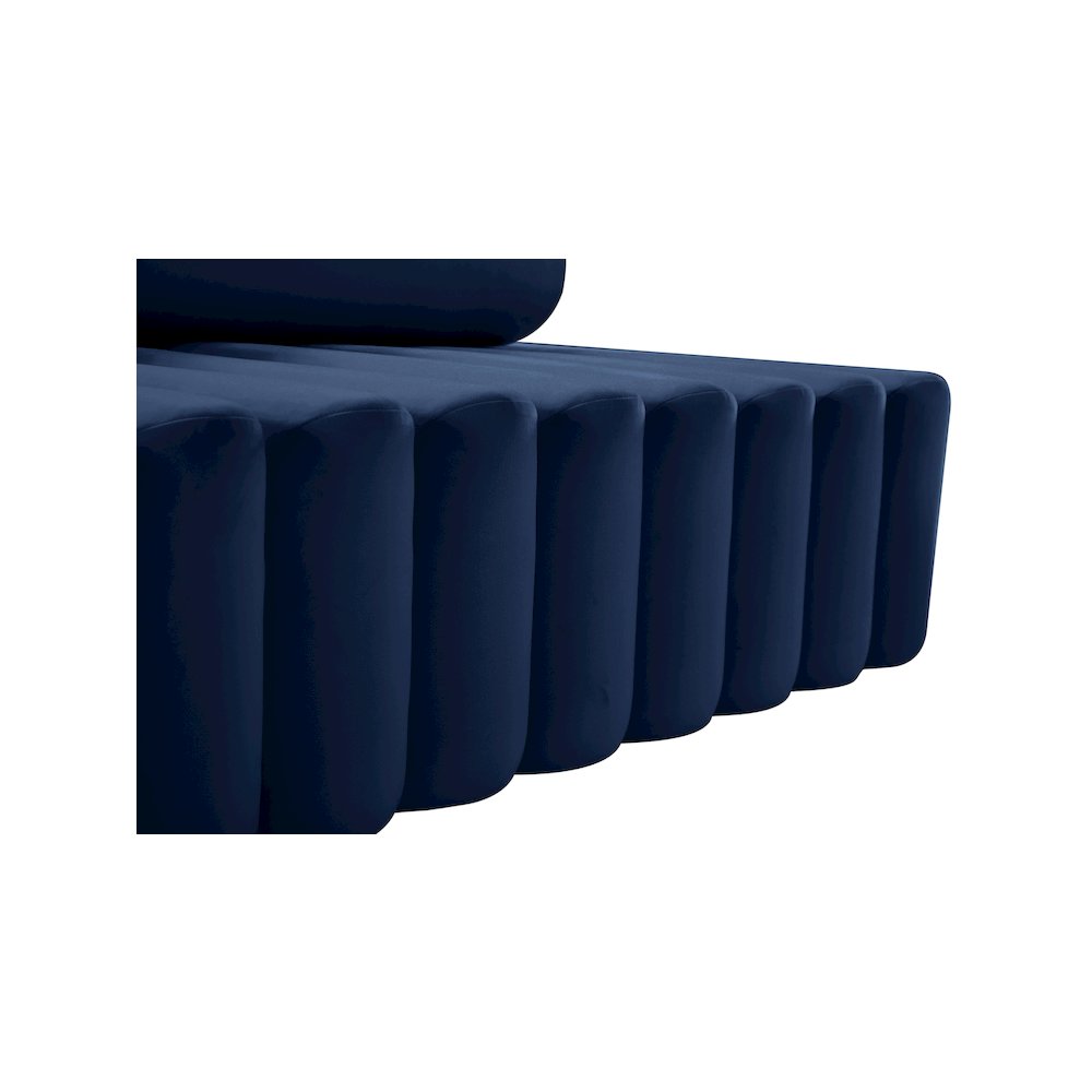 Melody Navy Velvet Chair. Picture 7
