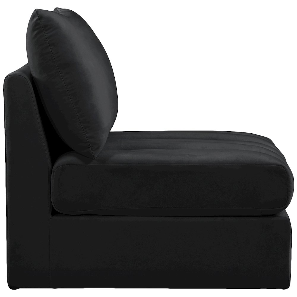 Jacob Black Velvet Armless. Picture 5