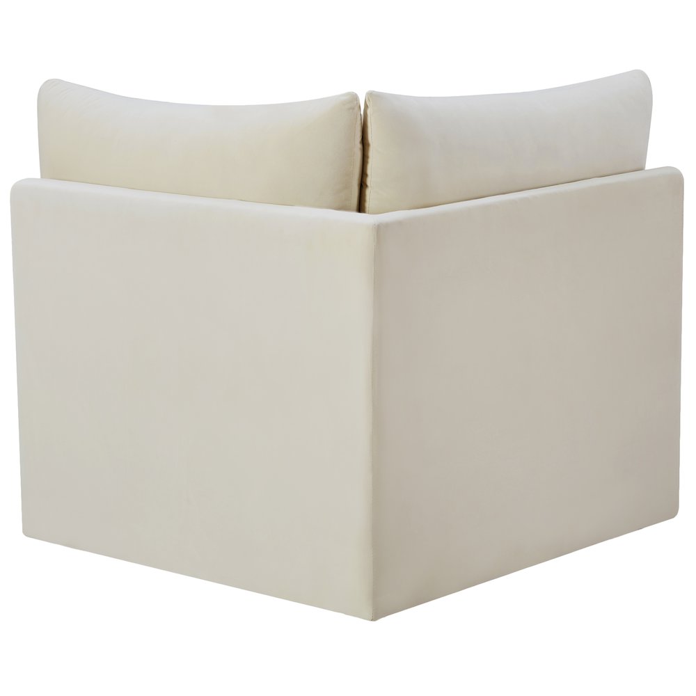 Jacob Cream Velvet Corner. Picture 2