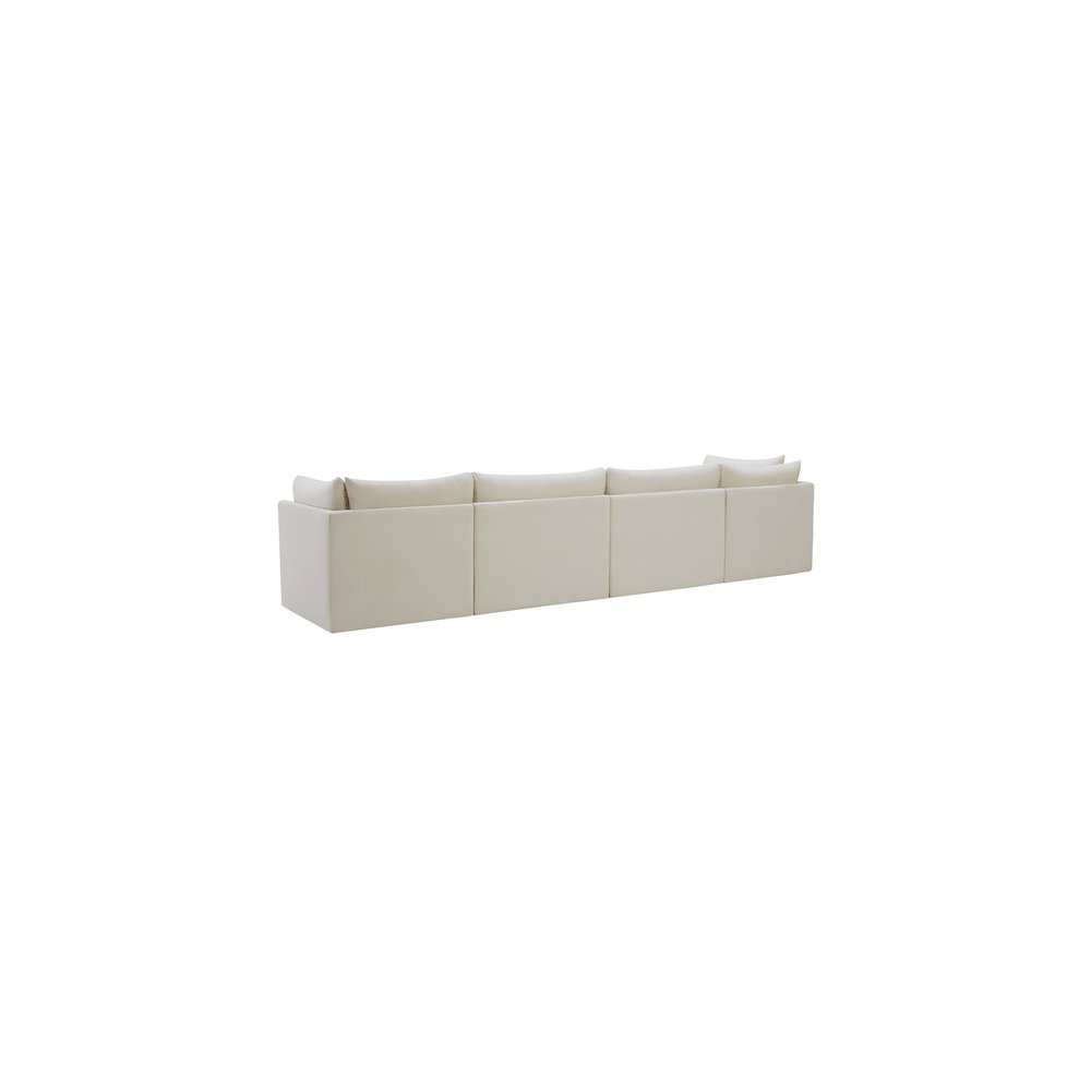 Jacob Cream Velvet Modular Sofa. Picture 2