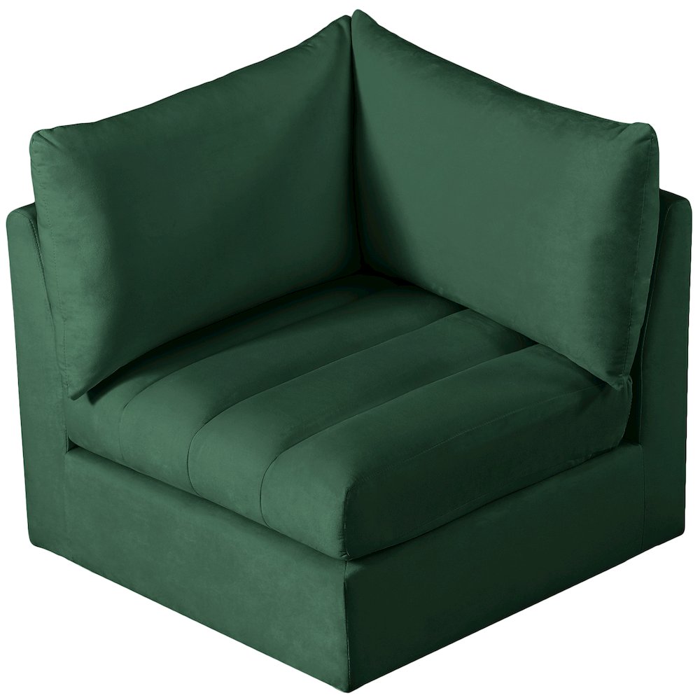 Jacob Green Velvet Corner. Picture 3