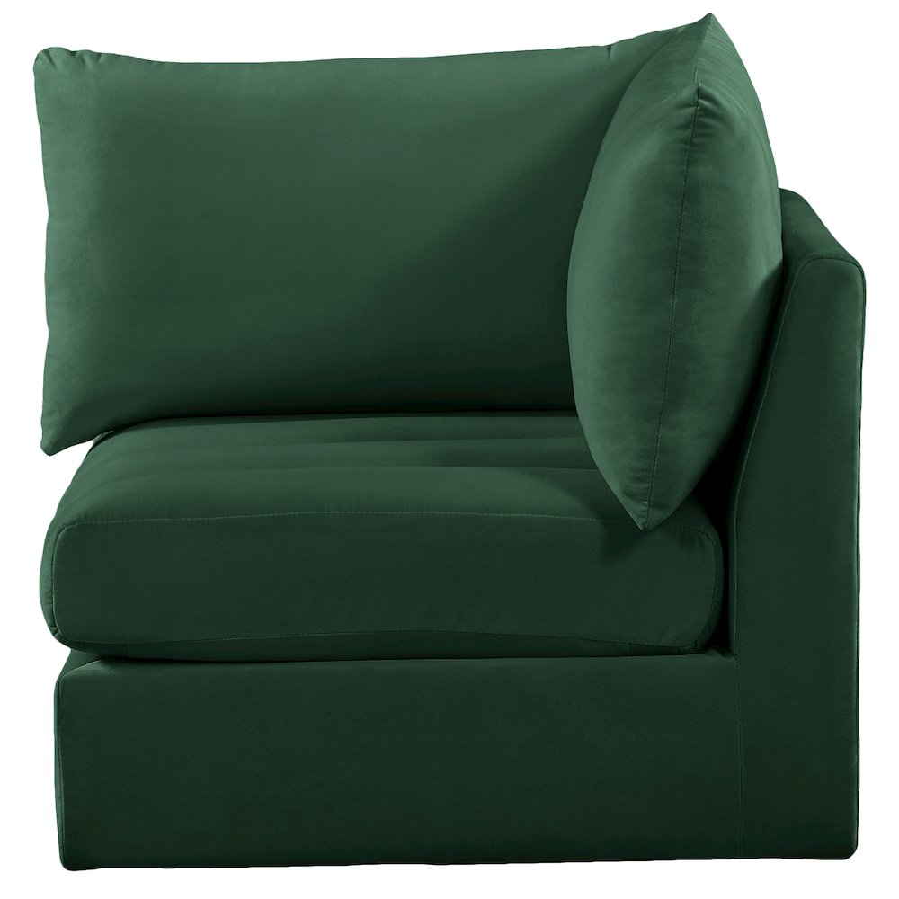 Jacob Green Velvet Corner. Picture 5