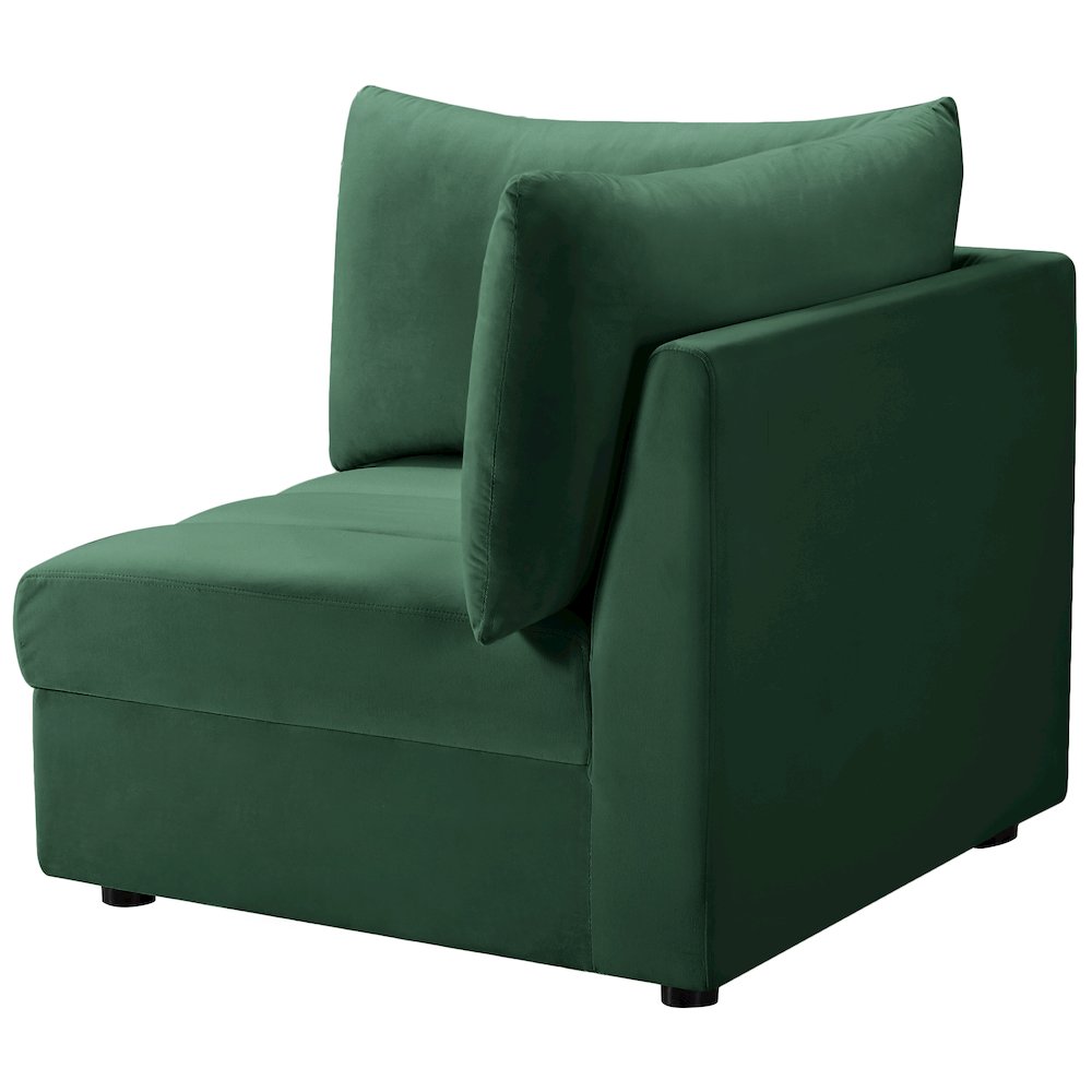 Jacob Green Velvet Corner. Picture 7