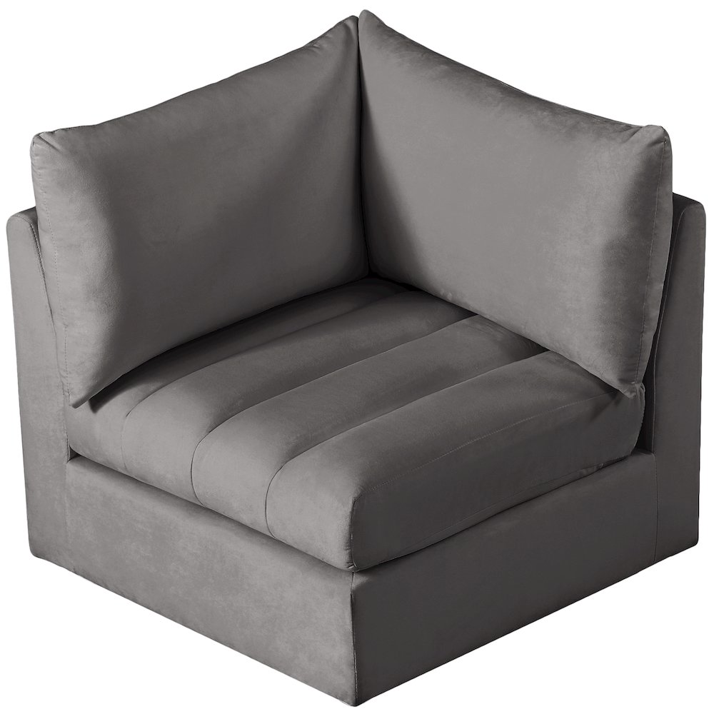 Jacob Grey Velvet Corner. Picture 3