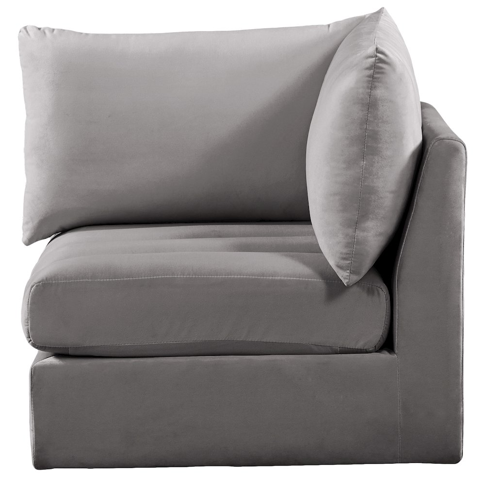 Jacob Grey Velvet Corner. Picture 5