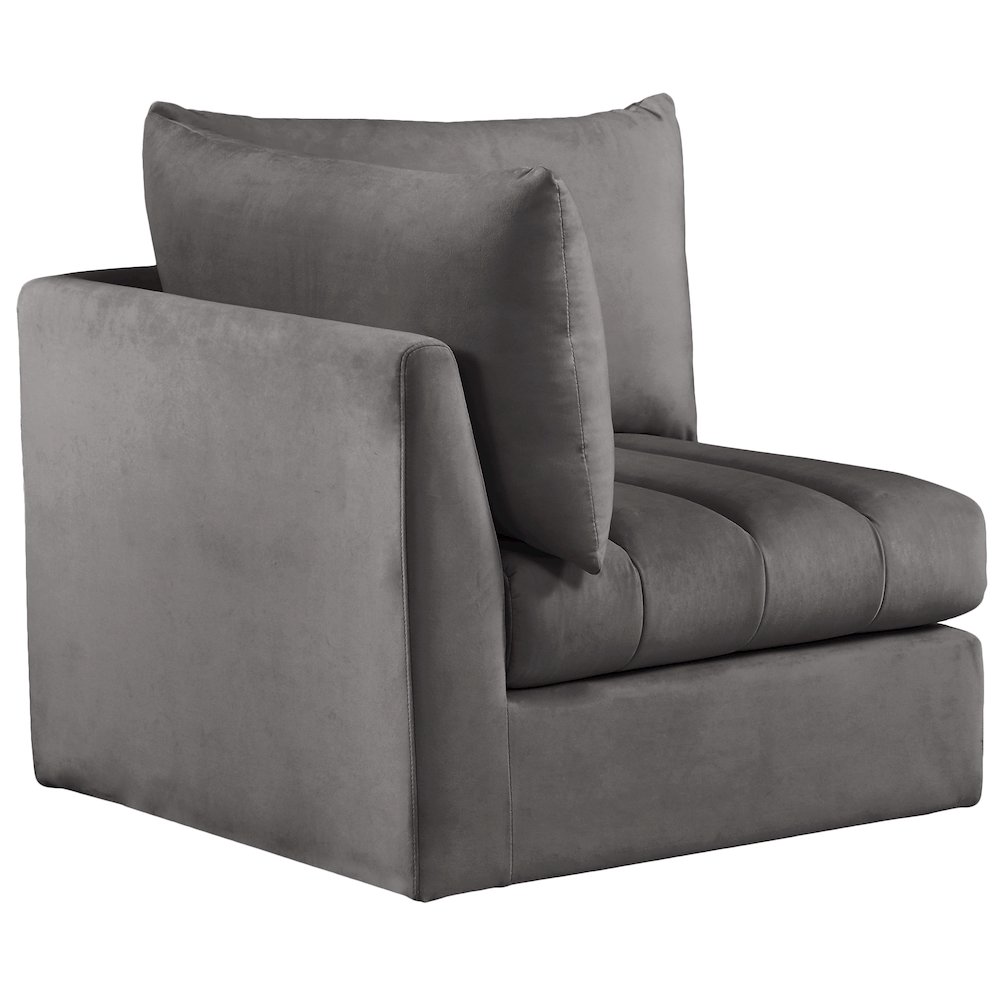 Jacob Grey Velvet Corner. Picture 6