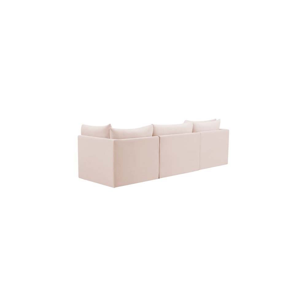 Jacob Pink Velvet Modular Sofa. Picture 2