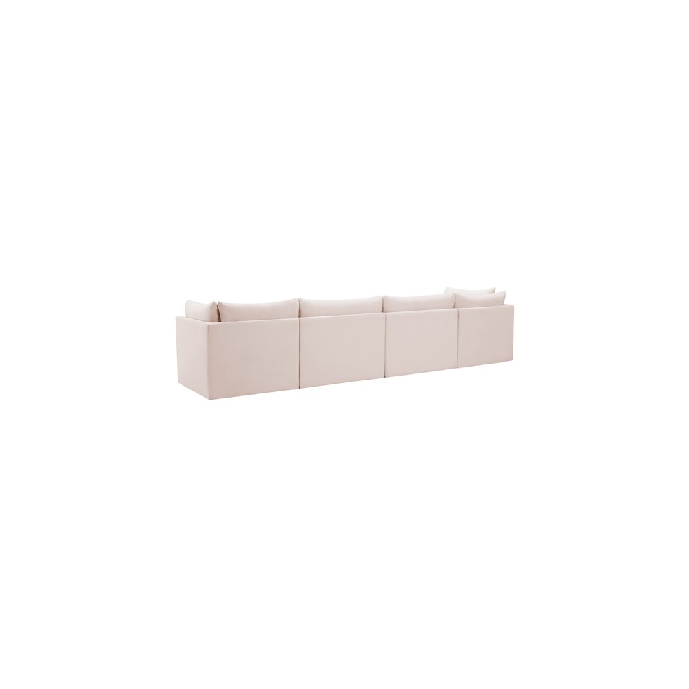 Jacob Pink Velvet Modular Sofa. Picture 2