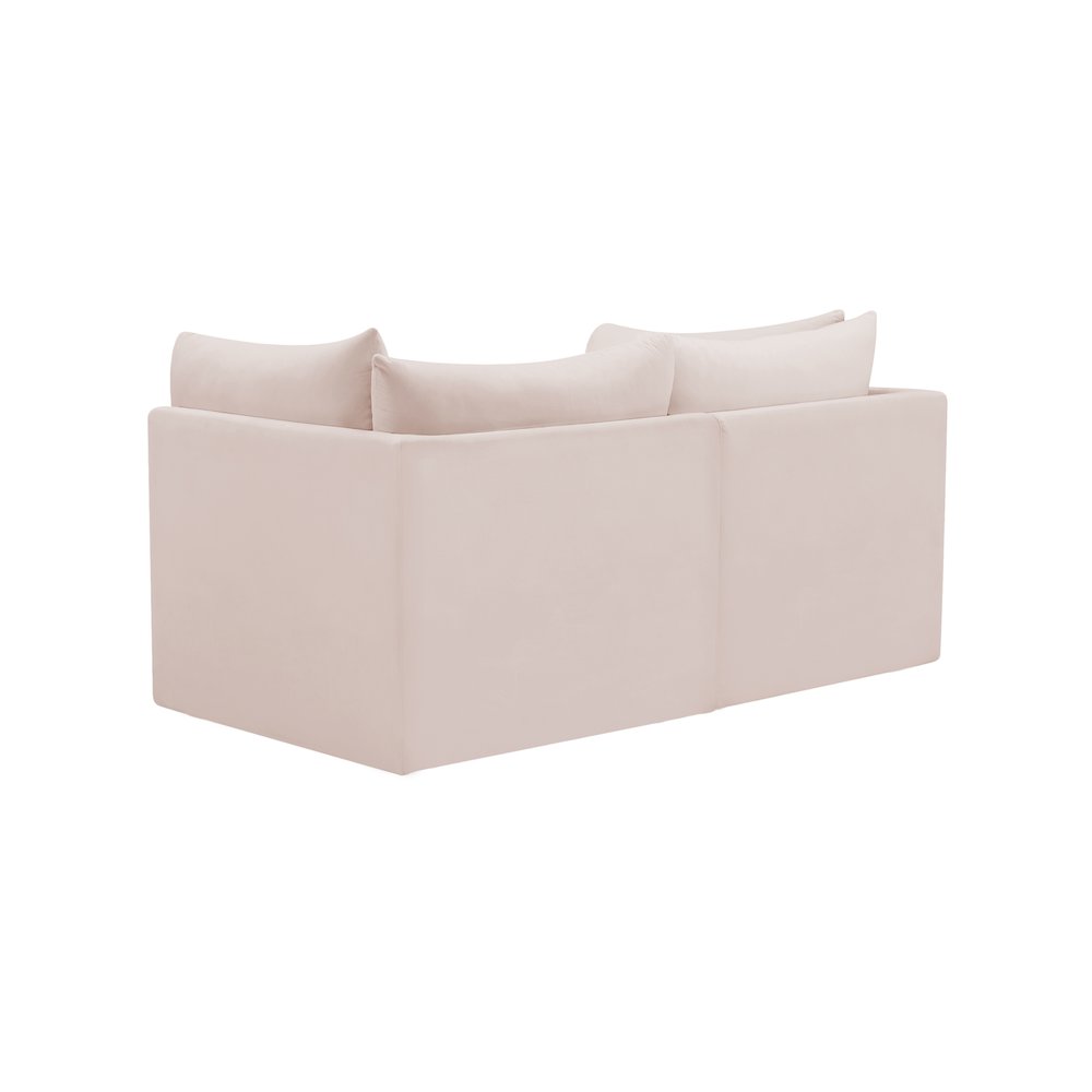 Jacob Pink Velvet Modular Sofa. Picture 2