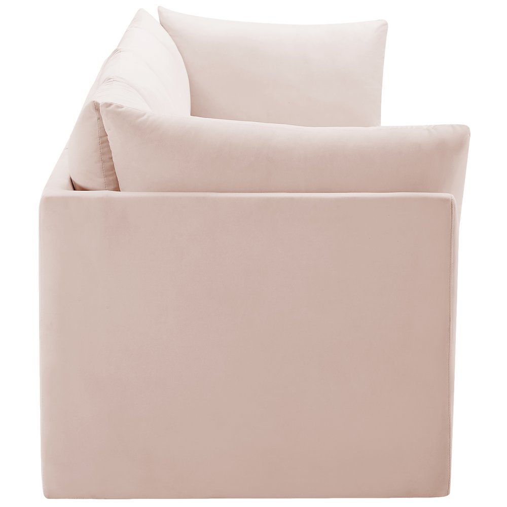 Jacob Pink Velvet Modular Sofa. Picture 5