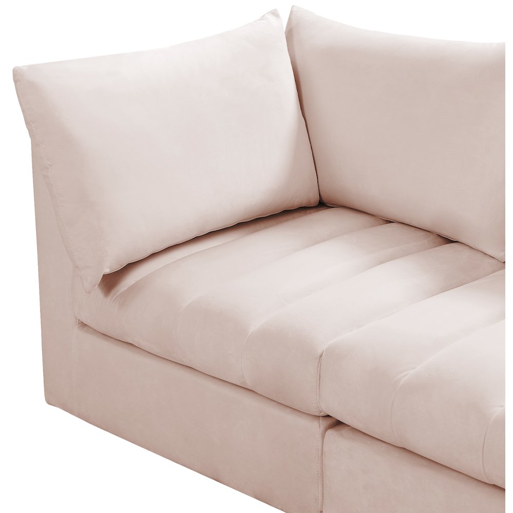 Jacob Pink Velvet Modular Sofa. Picture 7