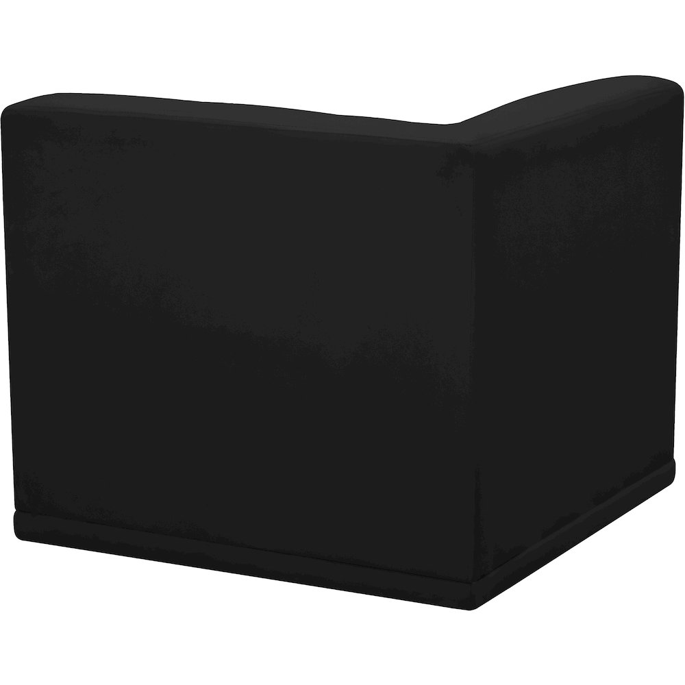 Relax Black Velvet Corner Chair. Picture 2