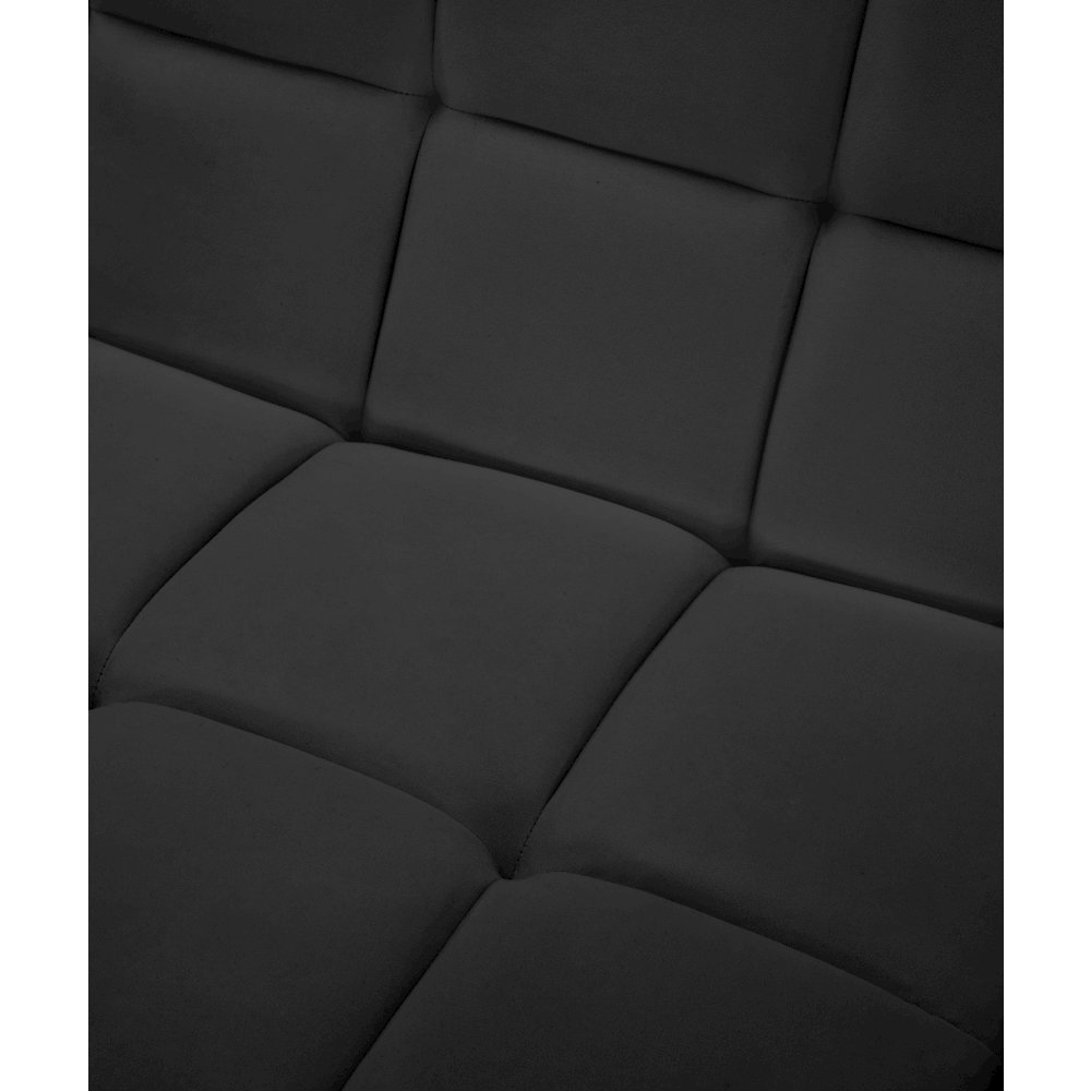 Relax Black Velvet Modular Sectional. Picture 9