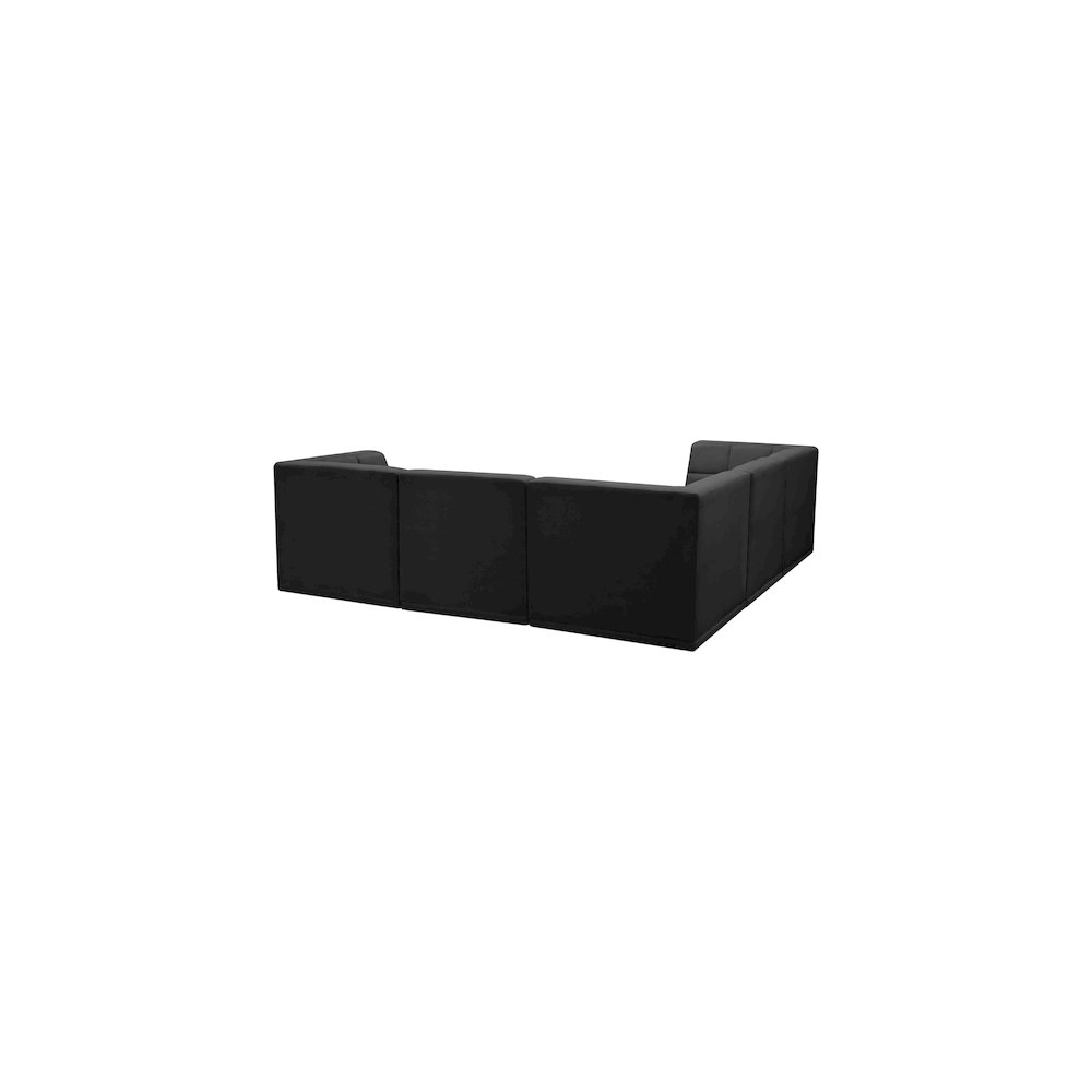Relax Black Velvet Modular Sectional. Picture 2