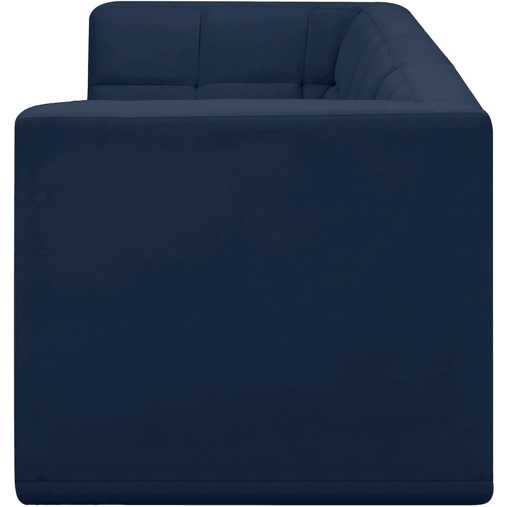 Relax Navy Velvet Modular Sofa. Picture 5