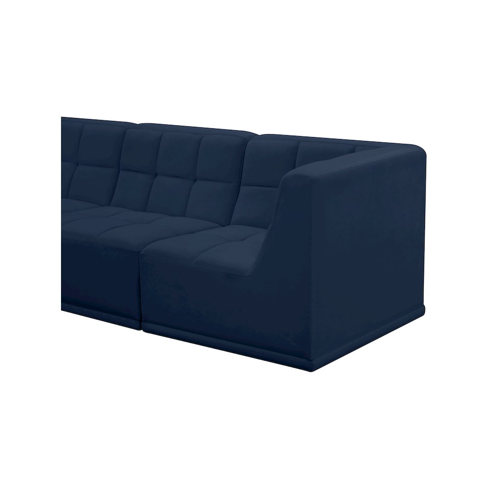 Relax Navy Velvet Modular Sofa. Picture 7