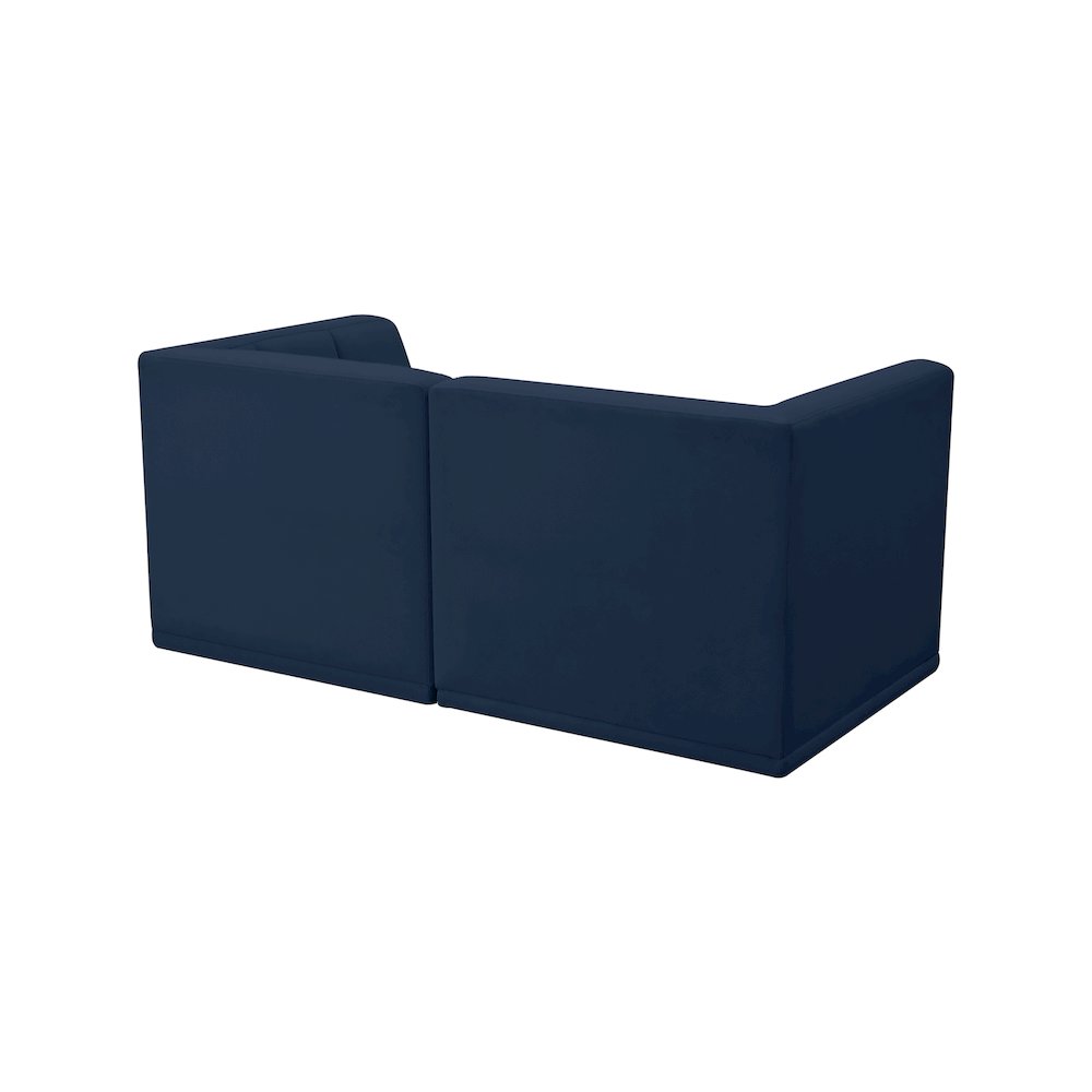Relax Navy Velvet Modular Sofa. Picture 2
