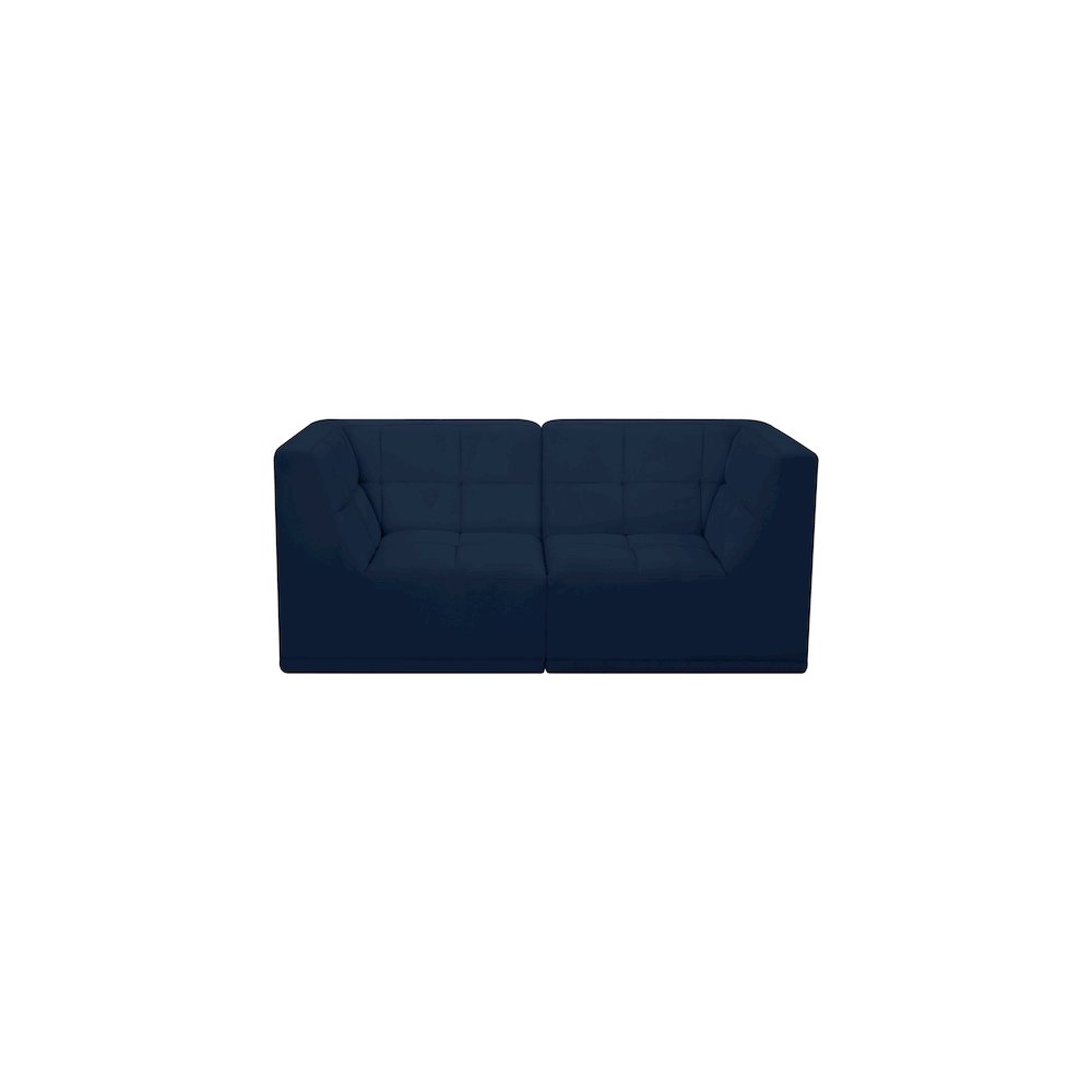 Relax Navy Velvet Modular Sofa. Picture 4