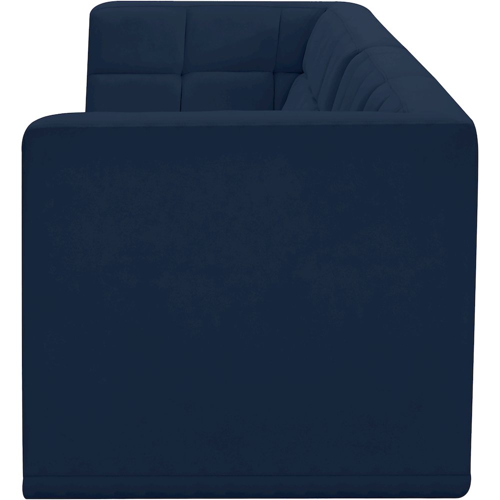 Relax Navy Velvet Modular Sofa. Picture 6