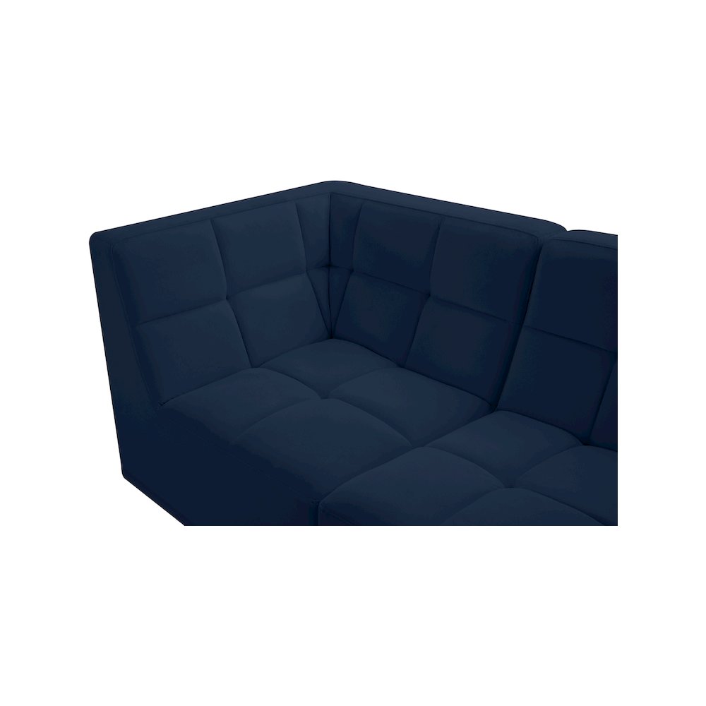 Relax Navy Velvet Modular Sofa. Picture 7