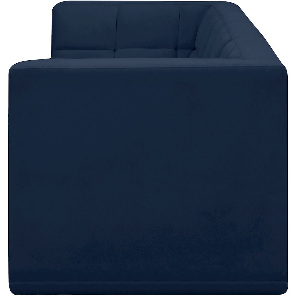 Relax Navy Velvet Modular Sofa. Picture 5