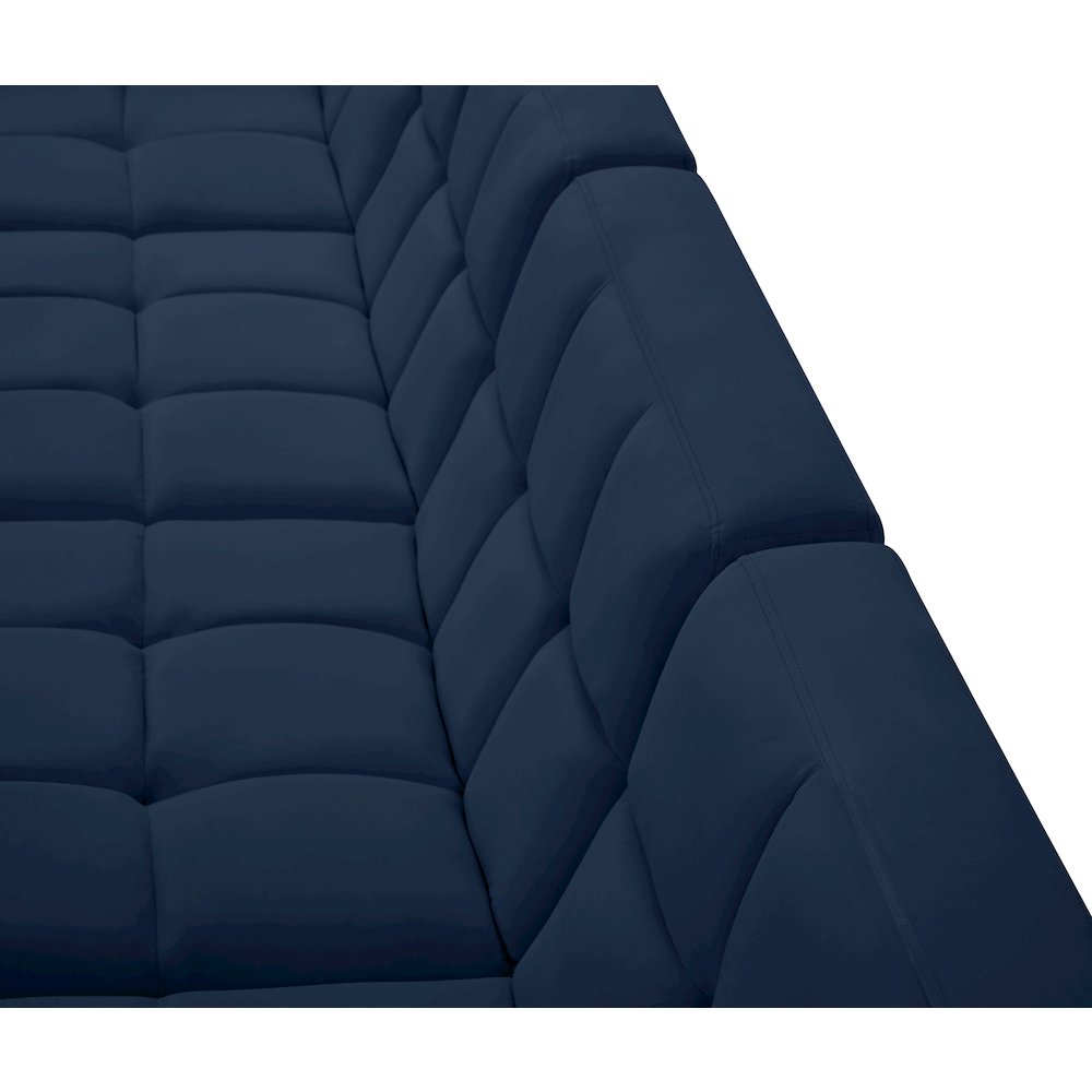Relax Navy Velvet Modular Sectional. Picture 7