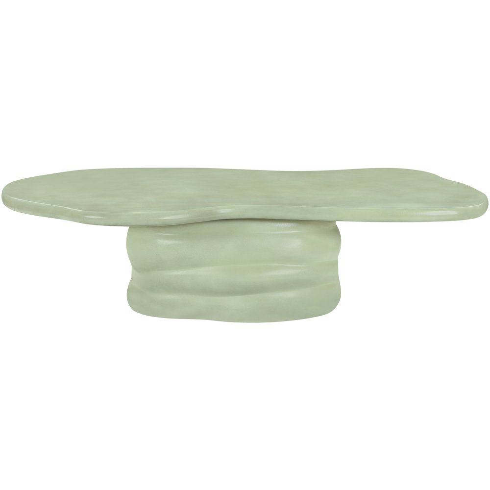 Branna Green Concrete Indoor/Outdoor Coffee Table. Picture 2