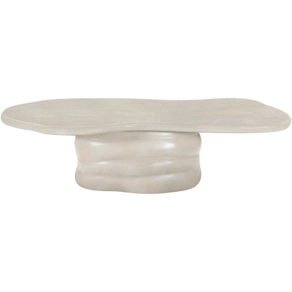 Branna Taupe Concrete Indoor/Outdoor Coffee Table. Picture 2