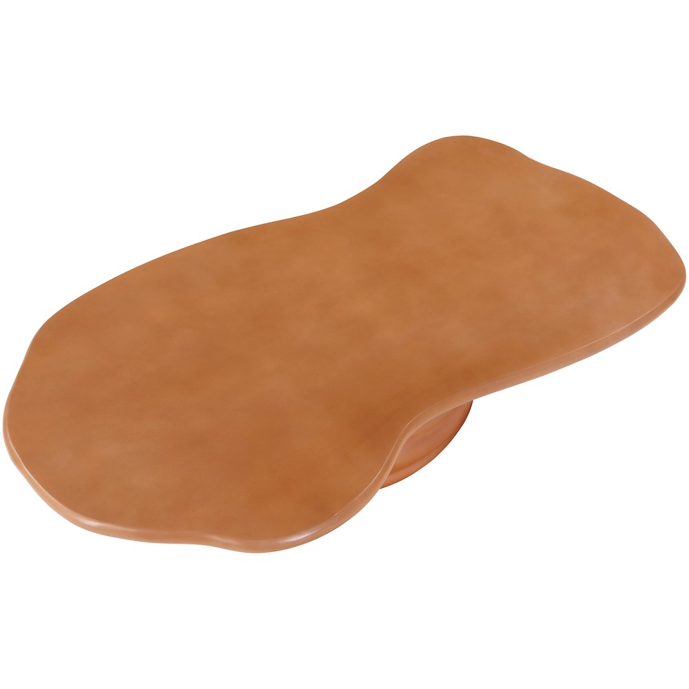 Branna Terracotta Concrete Indoor/Outdoor Coffee Table. Picture 5