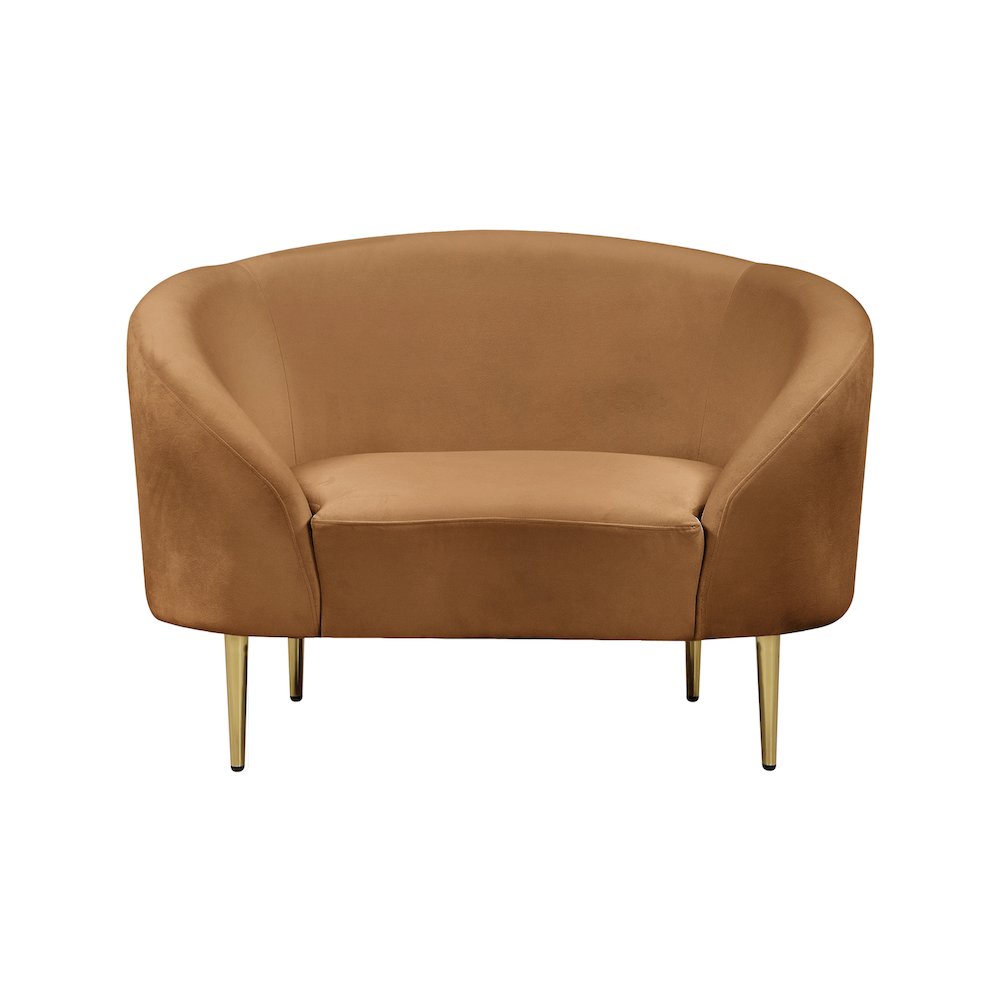 Ritz Saddle Velvet Chair. Picture 2