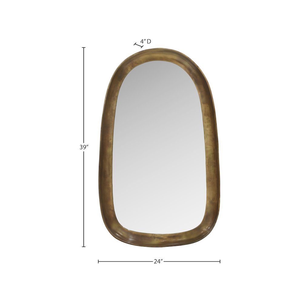 Auberge Brass Mirror. Picture 5