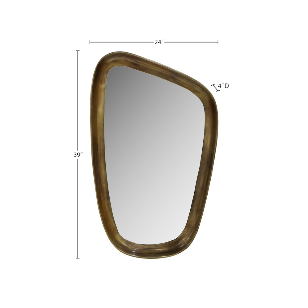 Auberge Brass Mirror. Picture 5