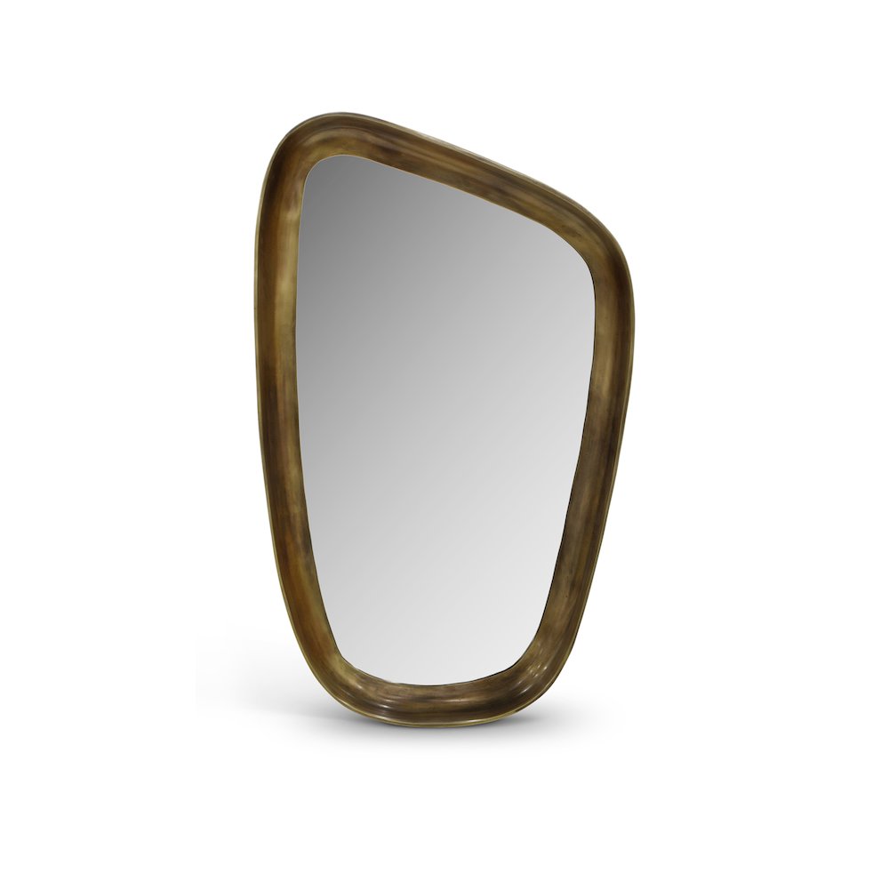 Auberge Brass Mirror. Picture 1