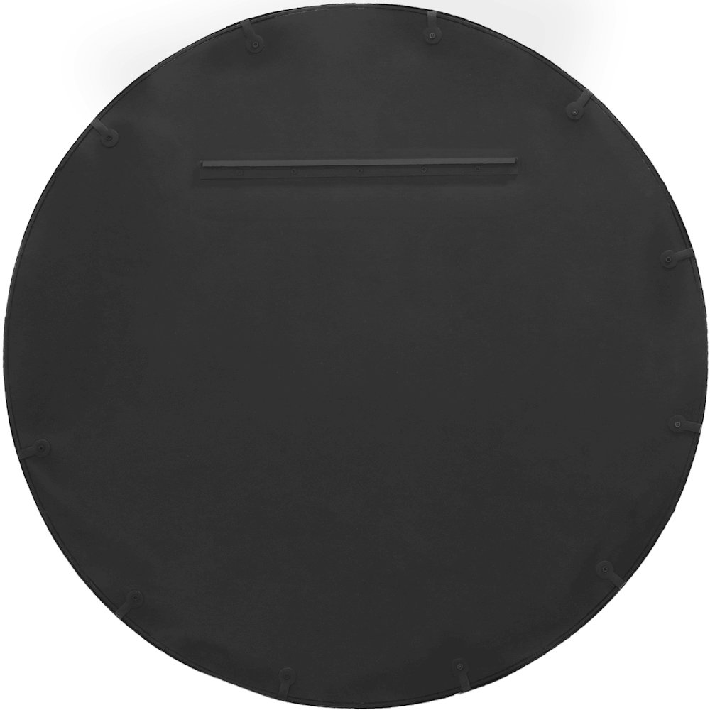 Sphere Black Iron Mirror. Picture 3