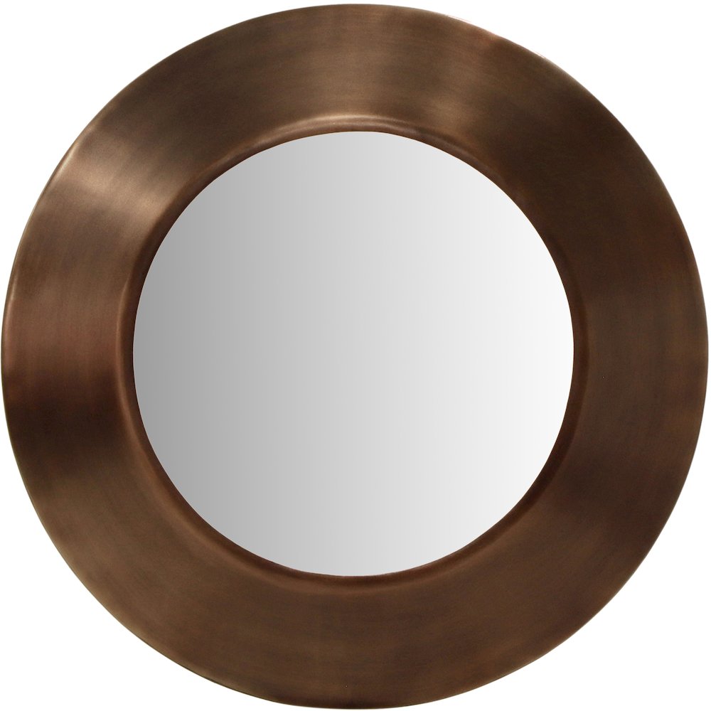 Sphere Brown Iron Mirror. Picture 2