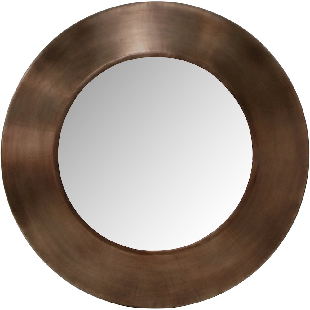 Sphere Brown Iron Mirror. Picture 2