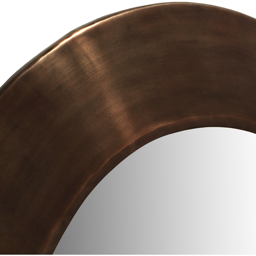 Sphere Brown Iron Mirror. Picture 5
