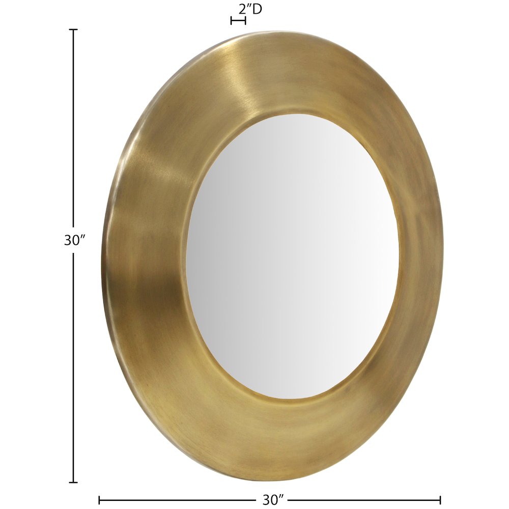 Sphere Gold Iron Mirror. Picture 6