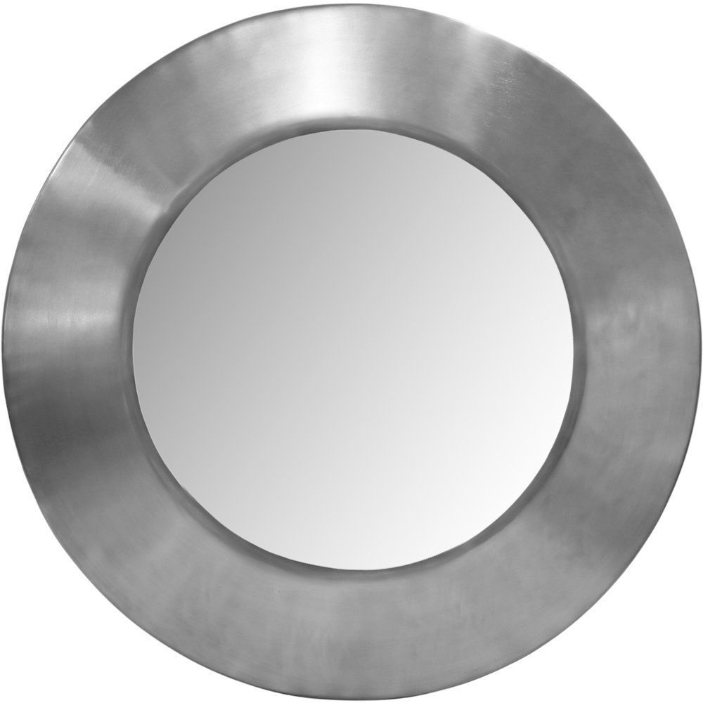 Sphere Silver Iron Mirror. Picture 2
