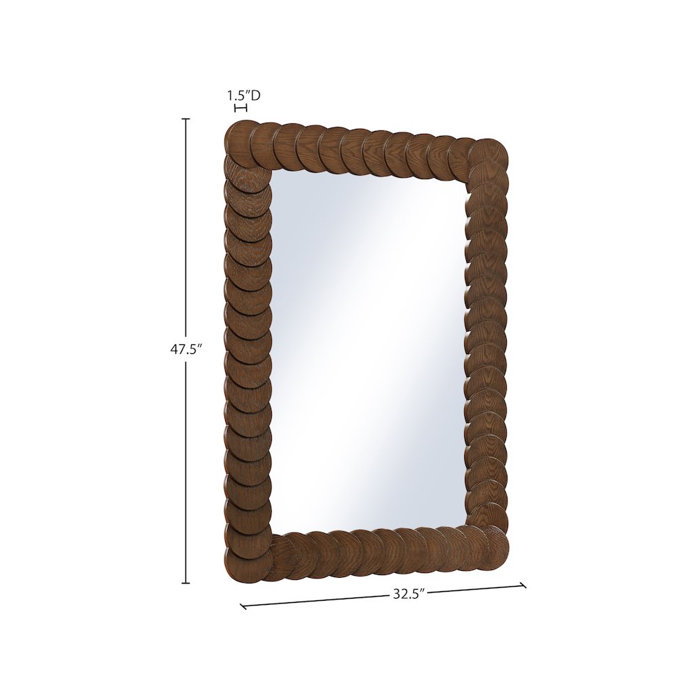 Revolve Brown Mirror. Picture 5