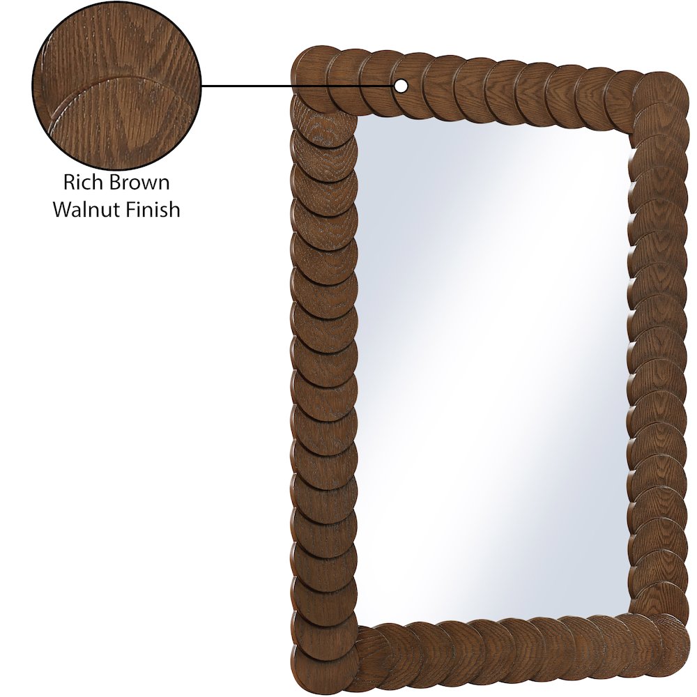 Revolve Brown Mirror. Picture 6