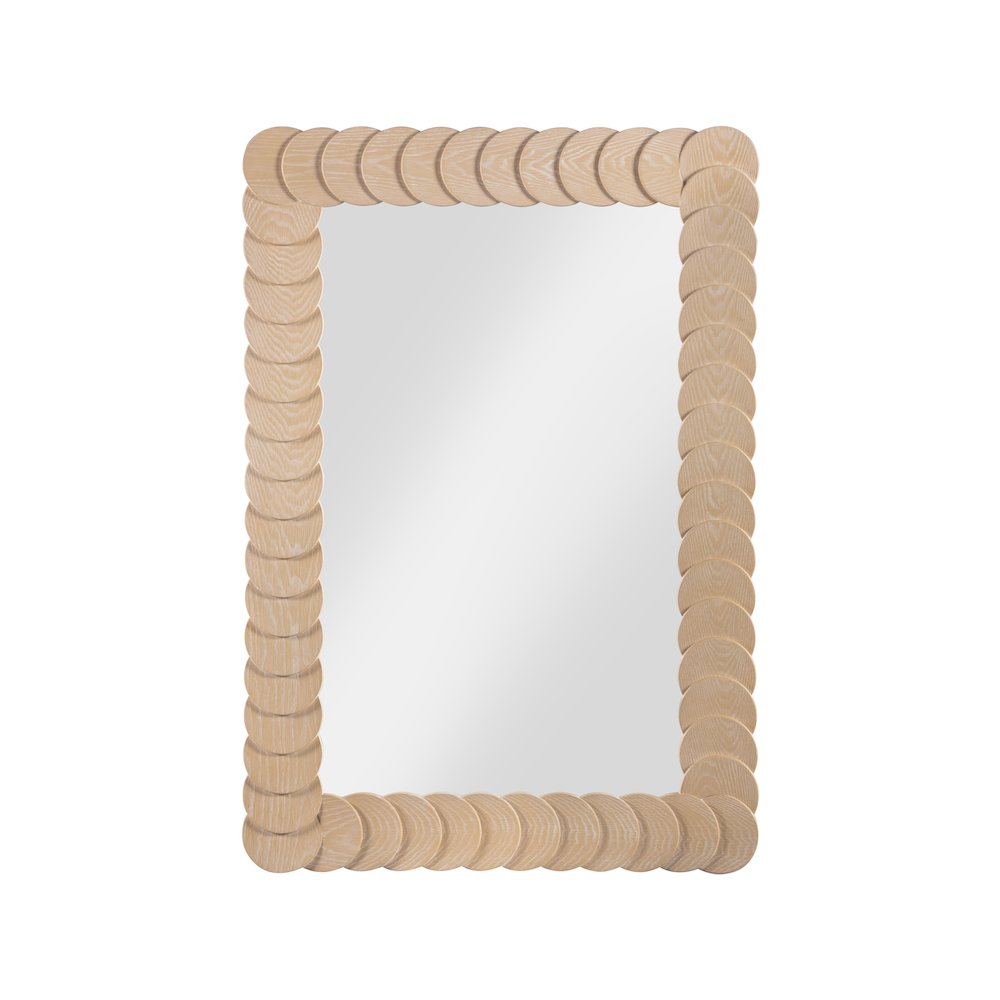 Revolve Natural Mirror. Picture 2