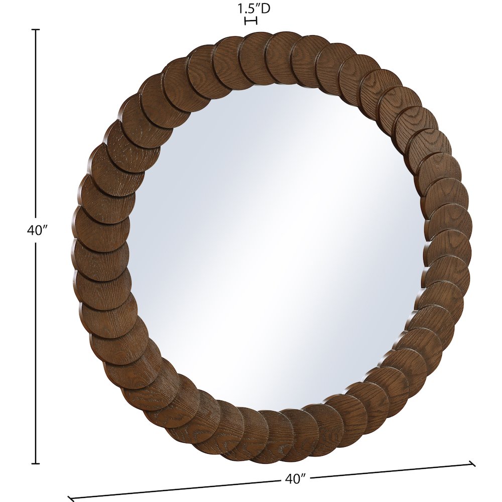 Revolve Brown Mirror. Picture 5