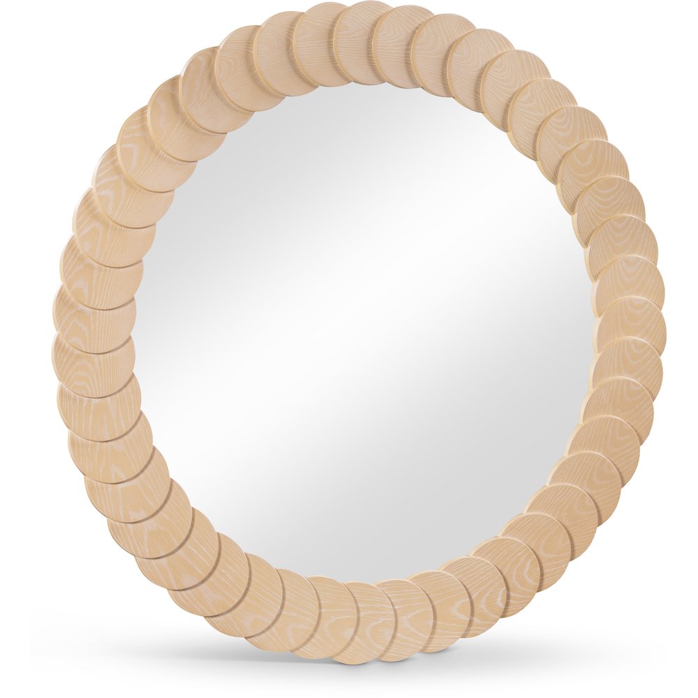 Revolve Natural Mirror. Picture 1