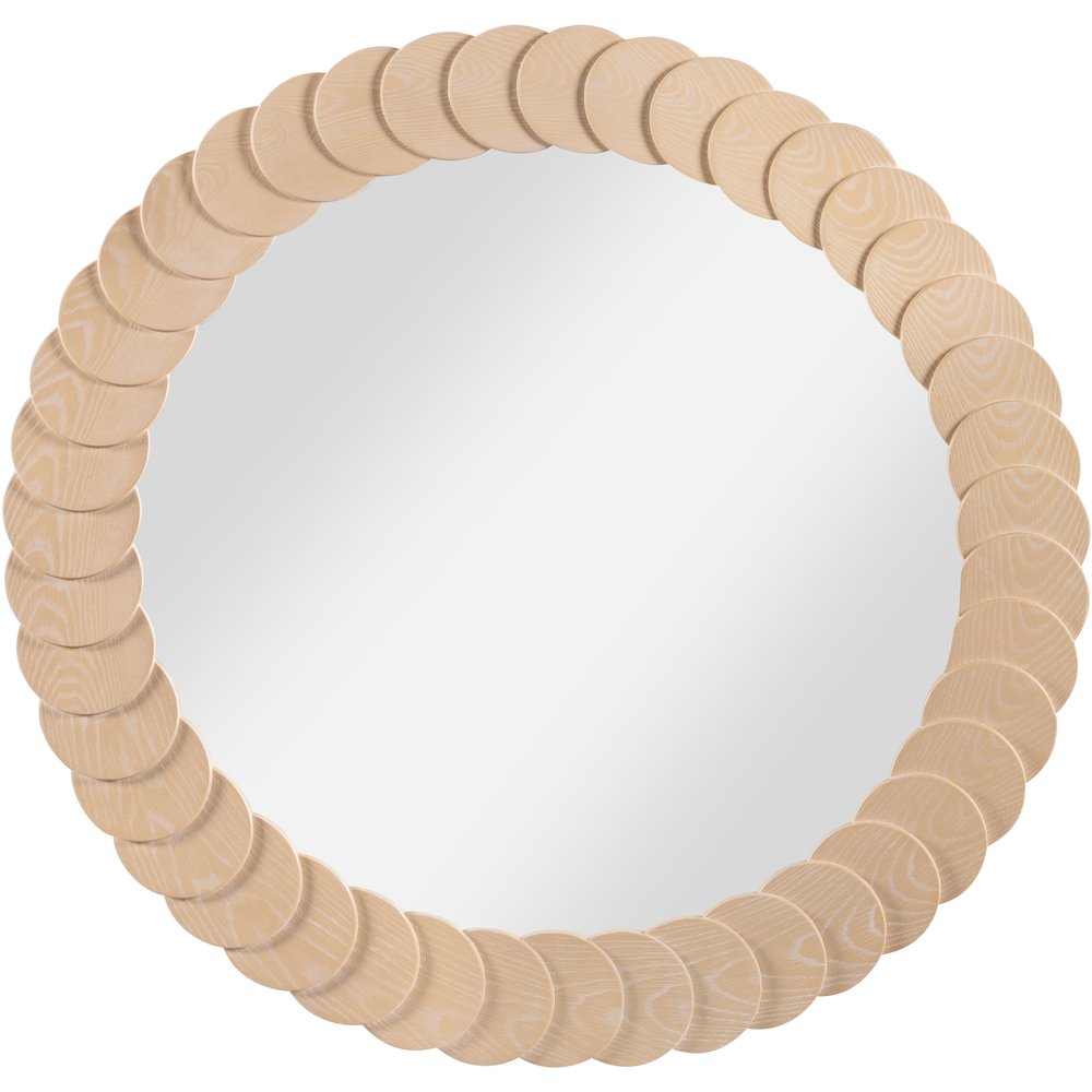Revolve Natural Mirror. Picture 2