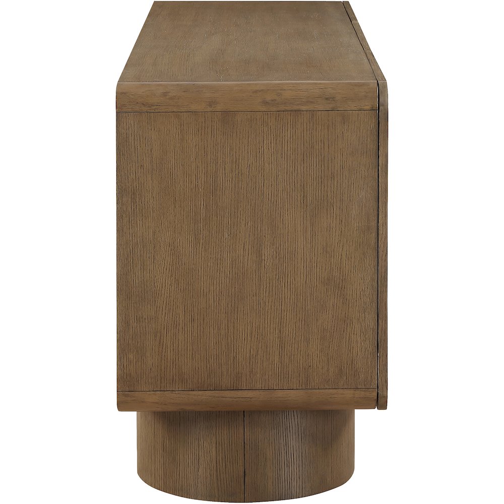 Adagio Brown Solid Wood And Oak Veneer Sideboard/Buffet. Picture 5