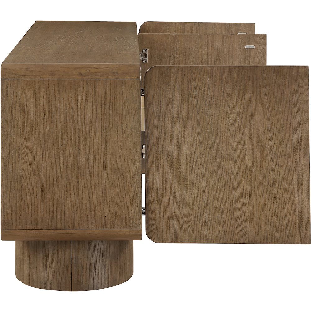 Adagio Brown Solid Wood And Oak Veneer Sideboard/Buffet. Picture 6