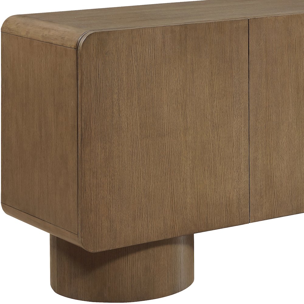 Adagio Brown Solid Wood And Oak Veneer Sideboard/Buffet. Picture 8